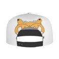 thumbnail image 5 of Adjustable Baseball Cap, Prince Corgi Dog Flat Bill Trucker Flat Brim Hats Dad Hat for Men Women - Snapback Hat Adjustable Size, 5 of 7