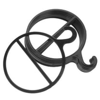 10pcs Versatile Scarf and Tie Display Rack 13cm 360 Degree Rotating Plastic Hanger for Efficient Closet Storage and Organization