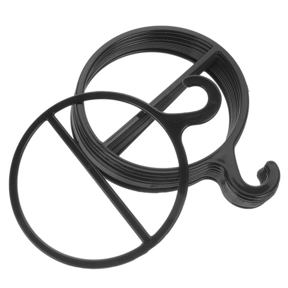 10pcs Versatile Scarf and Tie Display Rack 13cm 360 Degree Rotating Plastic Hanger for Efficient Closet Storage and Organization