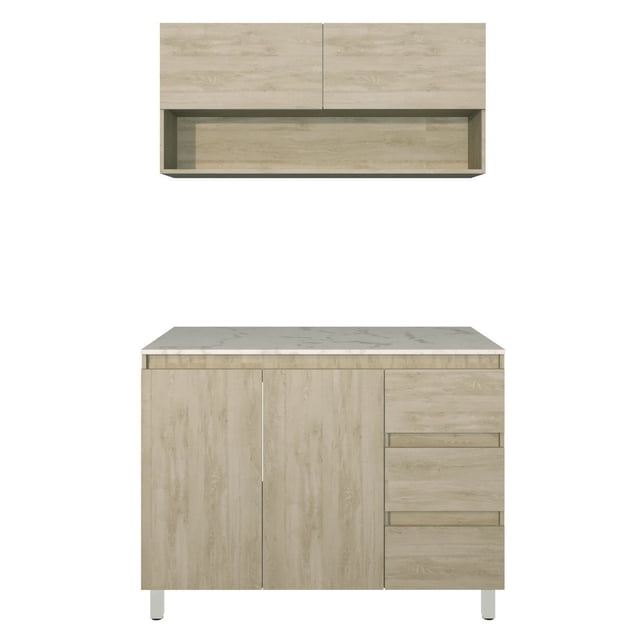 Cocina Integral AZALEA Con Alacena Superior E Inferior