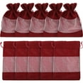thumbnail image 1 of Bolsas de regalo portátiles de 10 piezas bolsas de regalo de ventana, 1 of 3