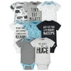 Onesies® Brand Baby Boy or Girl Gender Neutral Short Sleeve Onesies Bodysuits, 8-Pack