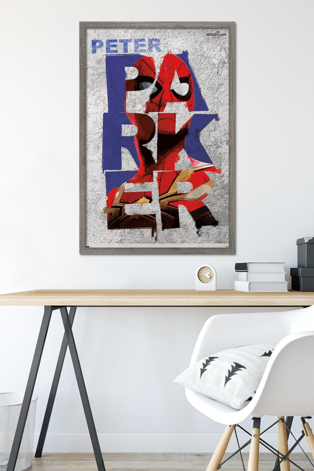 Marvel Spider-Man: No Way Home - Parker 24.25" x 35.75" Framed Poster, by Trends International