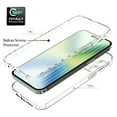 thumbnail image 5 of Crystal Clear Case for iPhone 15, Gradient Design with Built-in Screen Protector Shockproof Anti-Yellowing Case for iPhone 15, Military Grade Protection Phone Cover, Clear, 5 of 6