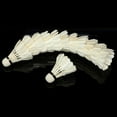 thumbnail image 3 of Badminton Balls, 12Pcs Feather Badminton Shuttlecocks, Sport Plastic Shuttlecocks - Stable & Durable Sports Training Badminton Balls For Indoor Outdoor Game, 3 of 8