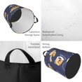 thumbnail image 4 of XMXT Collapsible Laundry Basket, Cute Rainbow Bear Print Waterproof Laundry Hamper, 40L Blue, 4 of 8