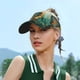 thumbnail image 5 of Fotbe Emerald Color Gold Marble Visera Deportiva con Diseño, Gorra Abierta Ajustable de Algodón para Mujer y Hombre, 5 of 7