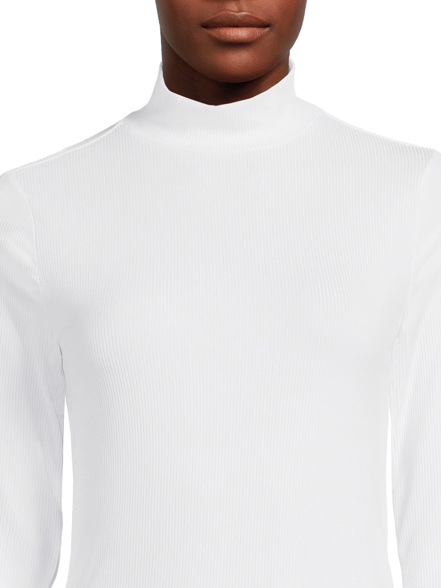 No Boundaries Women's Juniors Long Sleeve Mock Neck Top, Sizes XS-3XL