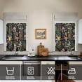 thumbnail image 3 of Cozy Mushroom Kitchen Curtains 3-Piece Set 27.5x36in Polyester Fabric Woodland Look Ideal for Thanksgiving Holiday, 3 of 5