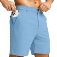 thumbnail image 2 of Casual Shorts for Men Stretch Flat Front Hybrid Golf Shorts 8 Inch Inseam Qick Dry Dress Work Shorts with Pockets,XL, 2 of 7
