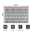 thumbnail image 5 of Blue and Pink Diamond Shaped Boho Pattern Door Rugs,Washable Non Slip Door Mats Indoor,Decorative Door Mats,Entry Mat Indoor for Entrance,Bedroom,Kitchen,Bathroom,16"x24", 5 of 6