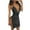 Black, variant on ZZwxWA Womens Sexy Backless V Neck Mini Dress High Slit Club Night Out Party Cocktail Dresses A Line Dresses for Women