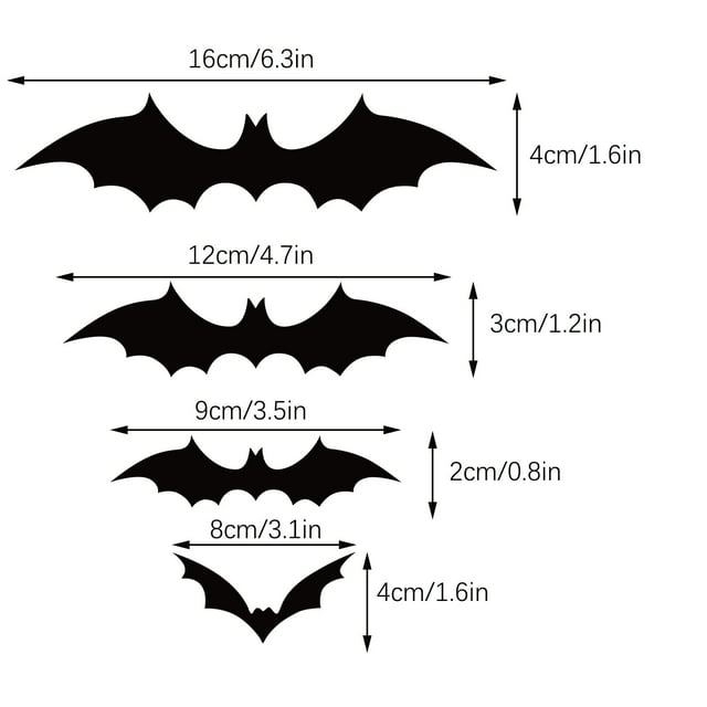 Wall Stickers Decor Halloween Wall Sticker Home DIY Decals For Door And Window