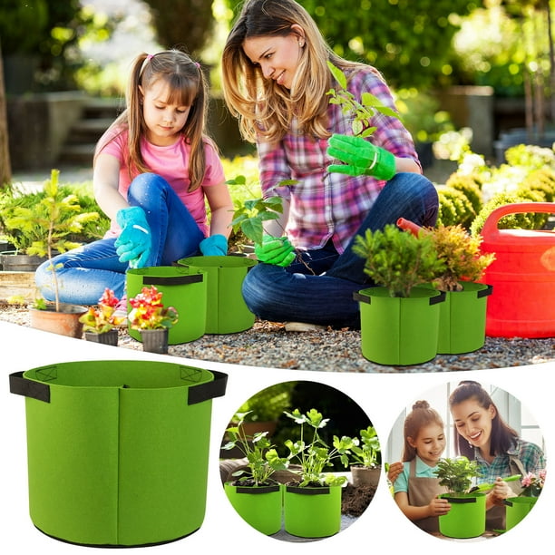 Froadp 2 Pièces 7 Gallons Sac De Plantation De Terre Avec Poignée