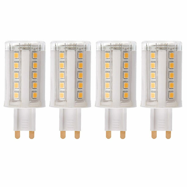 Onafhankelijk Geleend ginder Nehouse Lighting 5W (50W Equiv.) G9 Base LED Halogen Replacement Bulb,  120V, 3000K, 500 Lumens, Dimmable, 4-Pack - Walmart.com
