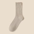 thumbnail image 2 of Likimi Socks For Women Solid Color Everyday Wear Fashion Socks Size One Size, 2 of 3