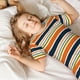 thumbnail image 5 of Balery Colorful Pastel Stripes Conjunto de Pijama Infantil de Manga Corta con Estampado – Ropa de Dormir de Algodón Suave-Small, 5 of 6