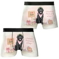 thumbnail image 3 of Happy Mother's Day Newfoundland Love Dog Mom Heart Flower All Over Print Boxer Briefs Underwear for Men Dad Newfie Dog Lover Gifts - 12004, 3 of 6
