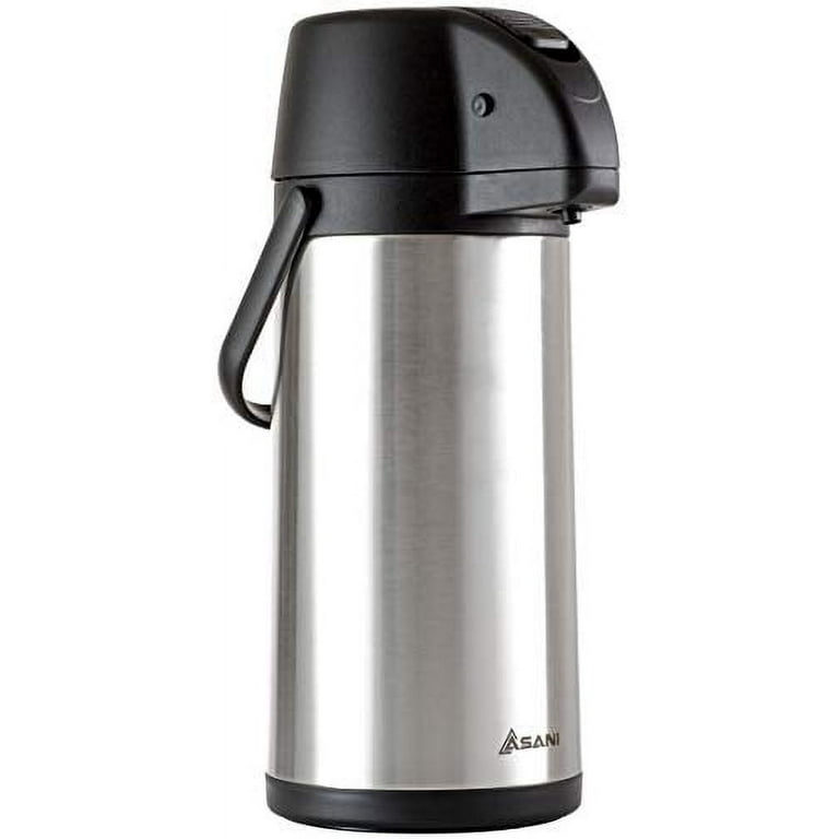101 Oz Thermal Coffee Carafe Insulated Stainless Steel Drink Dispenser with  Pump Water Bottle Large Party Botella De Agua