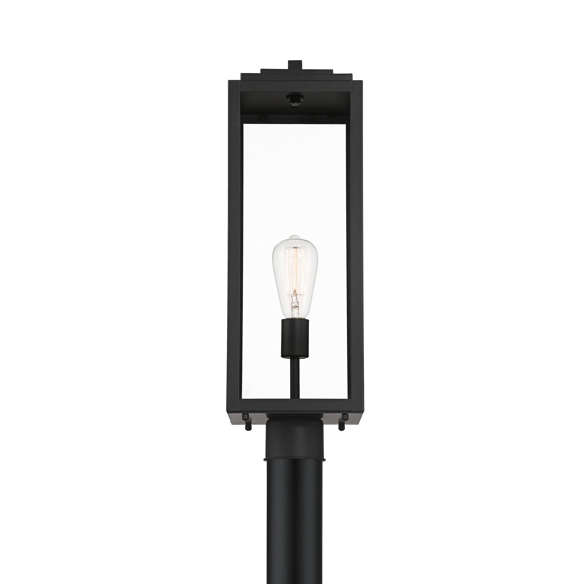 John Timberland Titan 97 3/4" High Mystic Black Outdoor Post Light