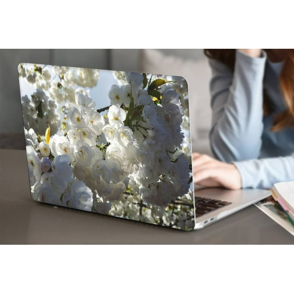 KSK KAISHEK Plastic Hard Shell Cover Compatible with 2021 2022 2023 Rel. MacBook Pro 14 inchs XDR Display Touch ID + Black Keyboard Cover Model: A2779 M2 & A2442 M1 Flower 1205