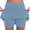 Sky Blue, variant on Shorts Skorts for Women Summer Mid Waist Skort Active Casual Skirt Loose High Waisted Short with Pockets S-5XL