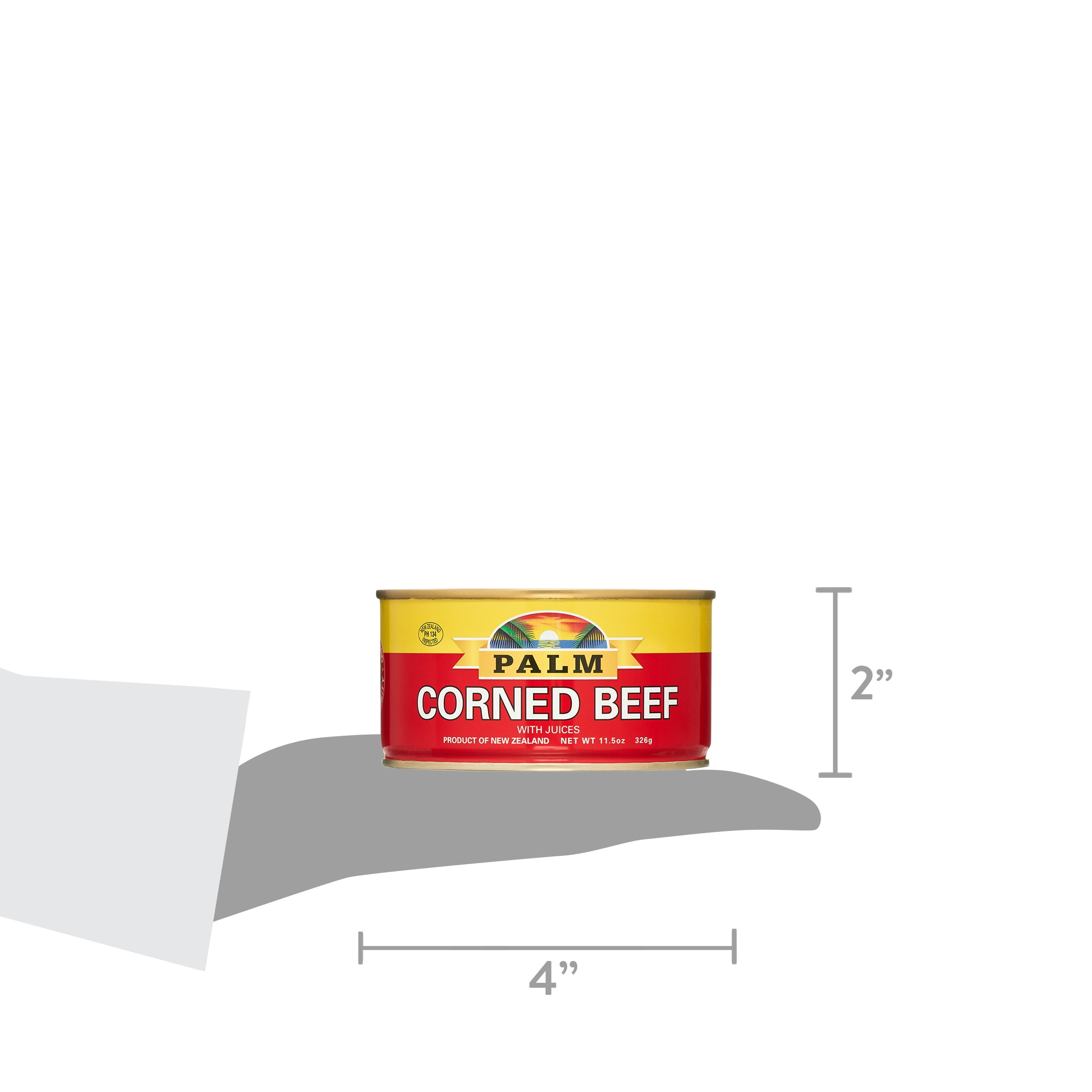 (6 pack) Palm Corned Beef with Juices, 11.5 oz Can