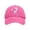 Hot Pink, variant on Valora Cancer Awareness Month Baseball Cap Wash Distressed Adjustable Hat For Daily Casual Outdoor Wear Gray Gray