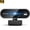 Black-No Cover, variant on RONY 2K Webcam with 2 Microphones for Laptop, Autofocus Webcam with Noise-cancelling, Conference Streaming PC USB Webcam, Black