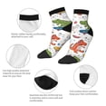 thumbnail image 6 of Bingfone Dinosaur Design Patterned Men'S Women'S Casual Cotton Socks, 6 of 9