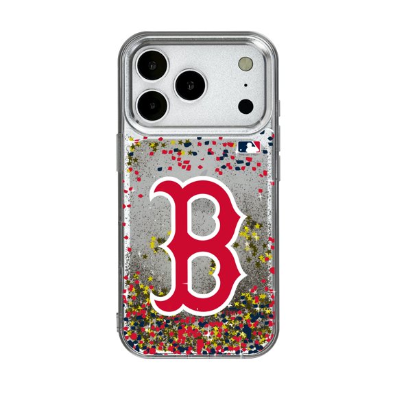 Boston Red Sox Glitter Confetti iPhone Case
