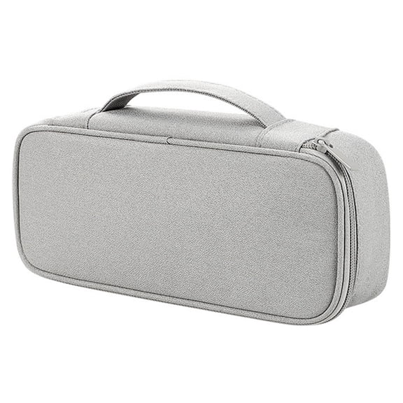 KALLORY Cable Organizer Grey For Home Organization 1Pack 9.8X4.7X2.6In