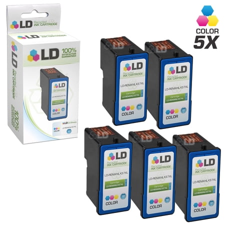 LD Products Remanufactured 37XL/18C2180 5 Pack High Yield Color Ink Cartridges  Cyan  Magenta and Yellow