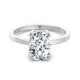 thumbnail image 2 of Monaco - Moissanite Elongated Cushion Cut Solitaire Lab Diamond Engagement Ring, 2 of 4