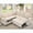 Beige, variant on EPOWP 81" Modular Sectional Sofa, L-Shaped 5-Seater Sleeper Sofa with Pull-Out Bed, Corduroy Couch with Hidden Storage Chaise, Cup Holders & USB Charging Ports, Convertible Sofa Bed,Beige
