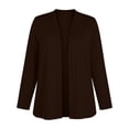 thumbnail image 4 of Perfectbot Women's V-Neck Open Front Cardigan Long Sleeve Loose Fit Casual Kit Cover Up for Spring Fall, 4 of 8