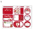 thumbnail image 1 of HEVIRGO 2 Sheets Label Stickers Vibrant Color Self-Adhesive Paper Christmas Gift Tags Stickers for Home, 1 of 10