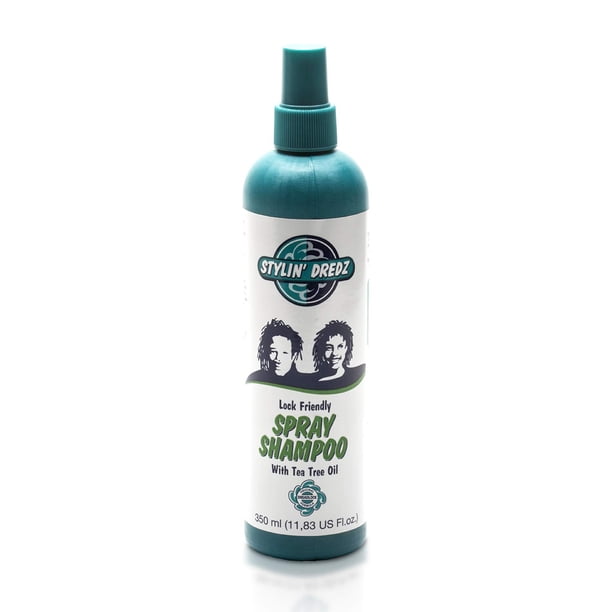 Stylin Dredz Spray Shampoo - Champú para rastas - Sin residuos con aceite de árbol de té - 350 ml individual