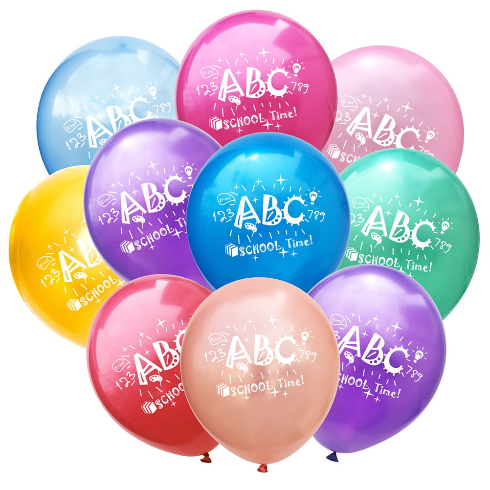  204pcs Balloons Assorted 12 Colors, 12-Inches Large