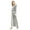 Light Gray, variant on Artfasion Womens Long Bathrobe Plus Size Warm Soft Spa Plush Sleeping Robe Nightdress