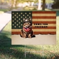 thumbnail image 4 of Freedom Paws Patriotic Maine Coon Vintage Memorial Day Yard Sign Cat Lover Kitten Owner Gifts Outdoor Home Lawn Garden Porch Decor - 12006, 4 of 5