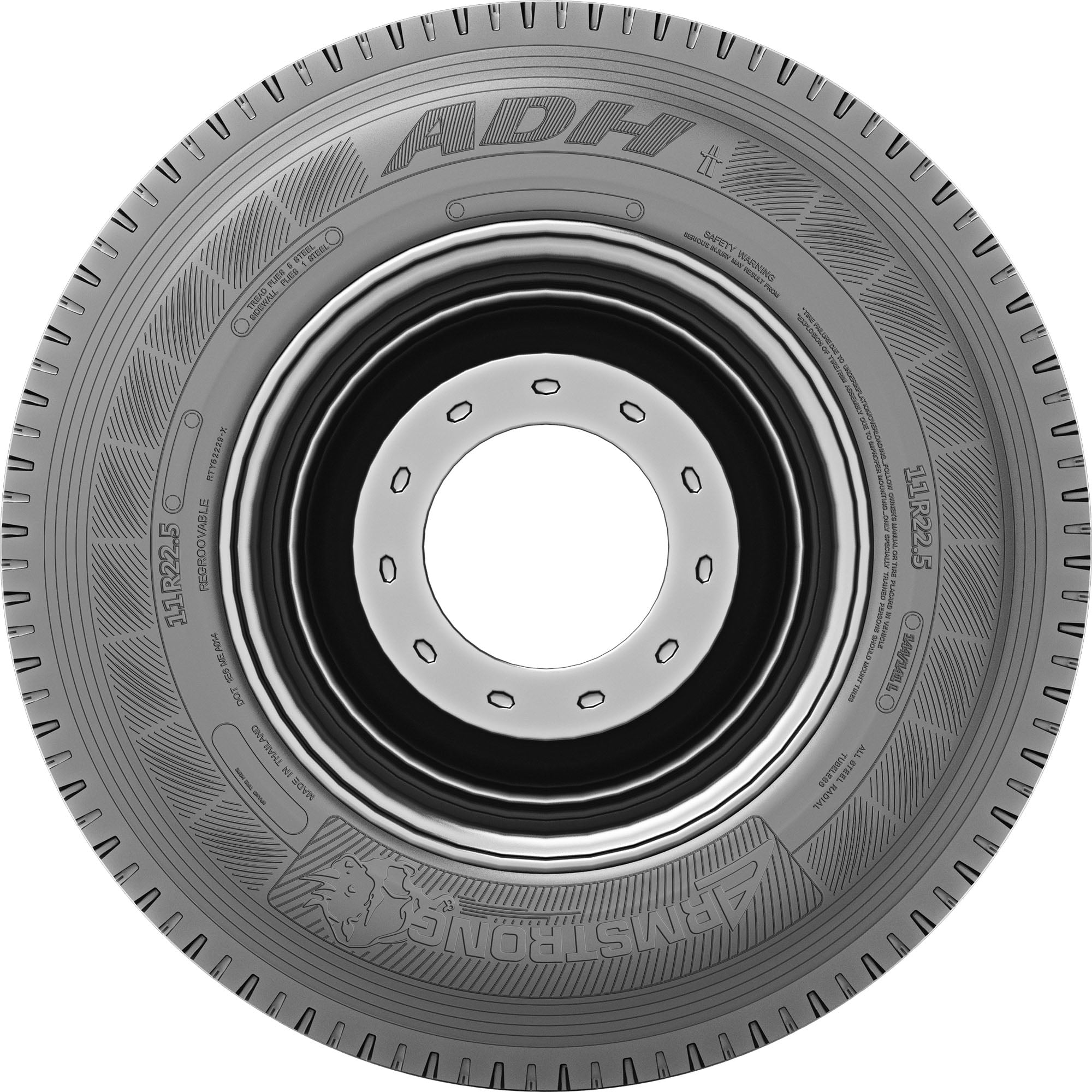 Armstrong ADH 285/75R24.5 144/141L G Commercial Tire