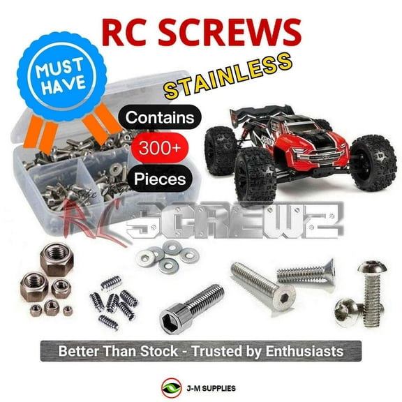 RCScrewZ Stainless Screw Kit ara029 for Arrma RC Kraton 6s BLX V4 #106040 RC Car | SET