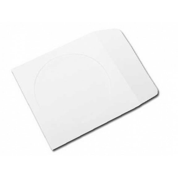 CheckOutStore 500 Paper CD Sleeves with Window & Flap