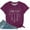 Purple, variant on LUOGENLI Female T-shirts for Womens Women's Casual Graphic Round Neck Short Sleeve T Shirt Top T-shirts for Women Graphic Tee Valentines Womens T-shirts Graphic Tees Vintage St. Patrick's Day Orange M