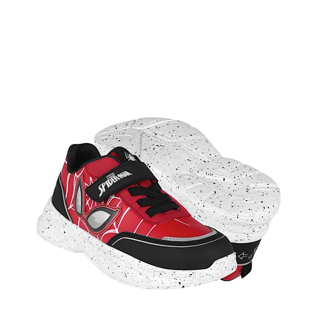 TENIS CASUALES NIÑO SPIDERMAN MV830506 SIMIPIEL ROJO Spiderman MV830506