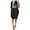 qi Black, variant on LYXSSBYX Womens Dresses Clearance under 10.00 The Fashion Women's Winter Plus Size Loose O-Neck Pocket Christmas Printed Dress