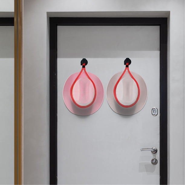 Soporte de Ventosa para Sombrero Soporte de Cuerda para Montaje de Sombrero de Vaquero Decoración del Hogar para Puerta de Vehículo ANGGREK Otros