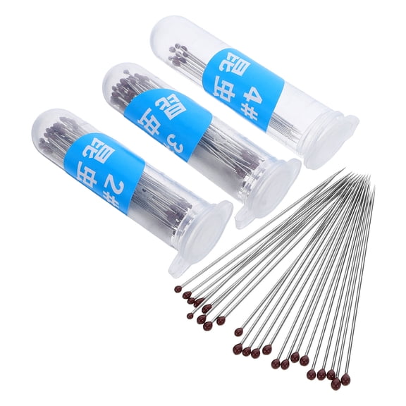 TABLZONE 300Pcs Stainless Steel Insect Pins for Specimen Mounting, Display, and Entomology Collection