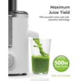 thumbnail image 4 of Exprimidor SIFENE 350W 3 velocidades 2.5" de alimentación color blanco, 4 of 8